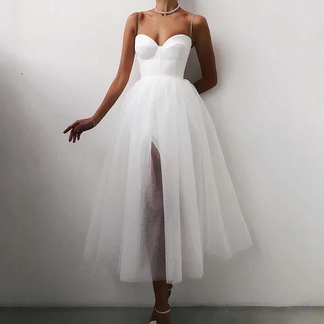 Lune London | Elegant Tulle Corset Evening Dress for Women