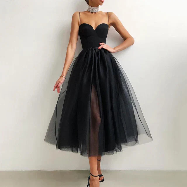 Lune London | Elegant Tulle Corset Evening Dress for Women