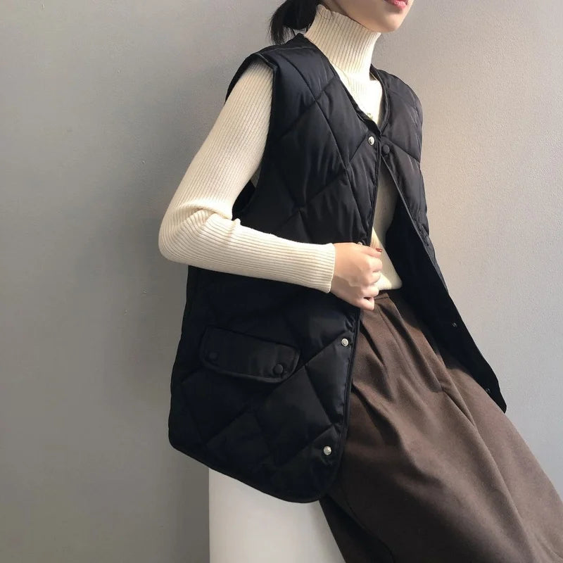 Lune London | Quilted Bomber Vest