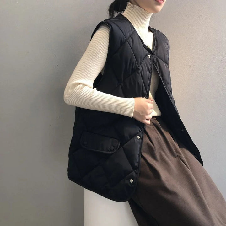 Lune London | Quilted Bomber Vest