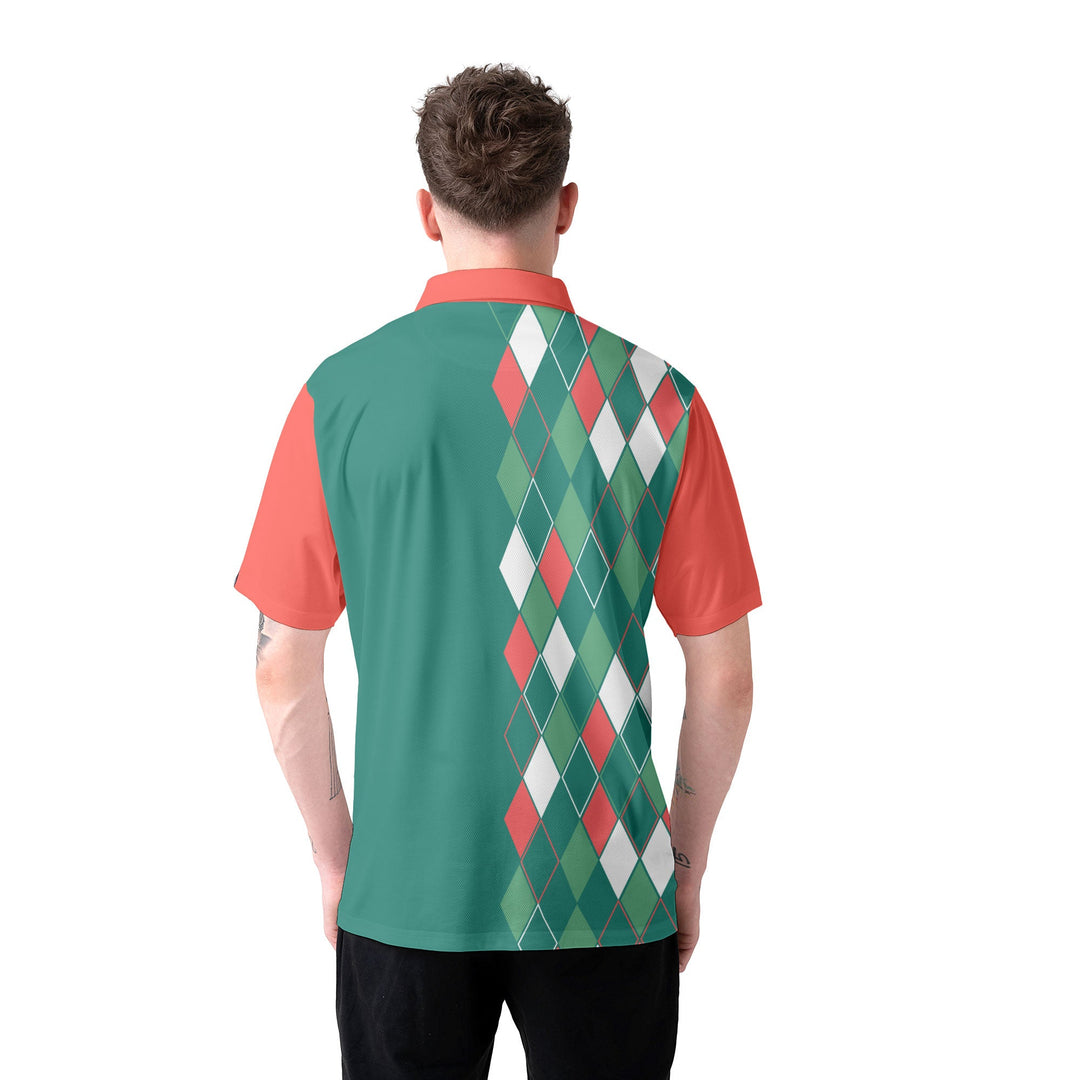 Lune London | Vintage 80s Christmas polo shirt for men