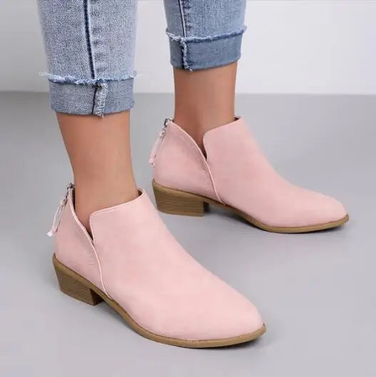 Lune London | Stylish Suede Ankle Boots With
