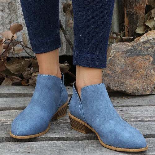Lune London | Stylish Suede Ankle Boots With