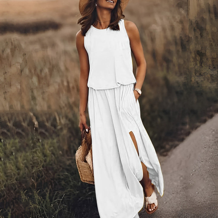 Lune London | Elegant Color Play Dress