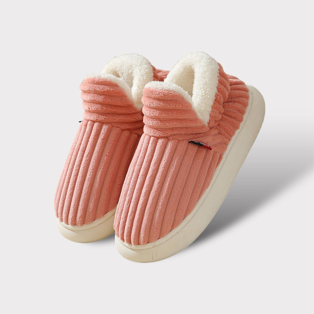 Warme pink hausschuhe