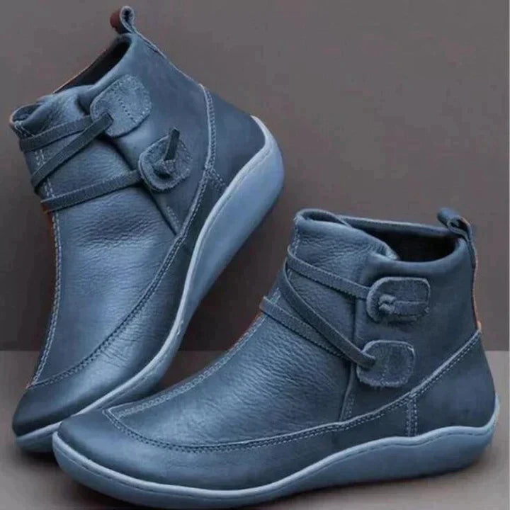 Lune London | Ankle boots - Waterproof leather - Adjustable strap - Non-slip sole - Comfortable fit