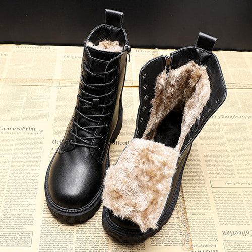 Lune London | Delphine – Winter Boots Made Of Black Leather