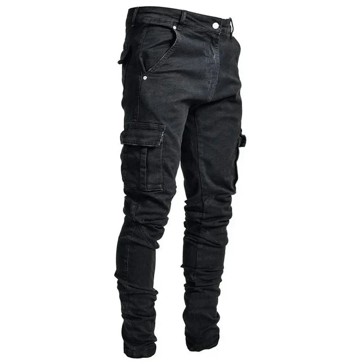 Lune London | Men's Denim Cargo Pants
