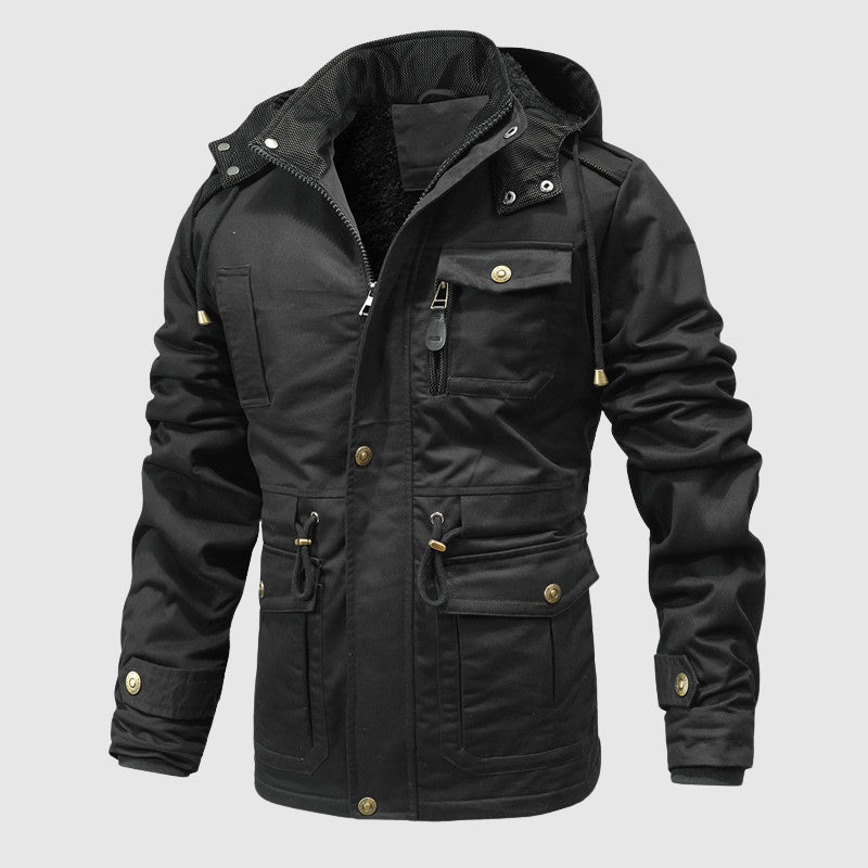 Lune London | Tactical Cotton Blend Jacket - Durable Warm Outdoor Jacket