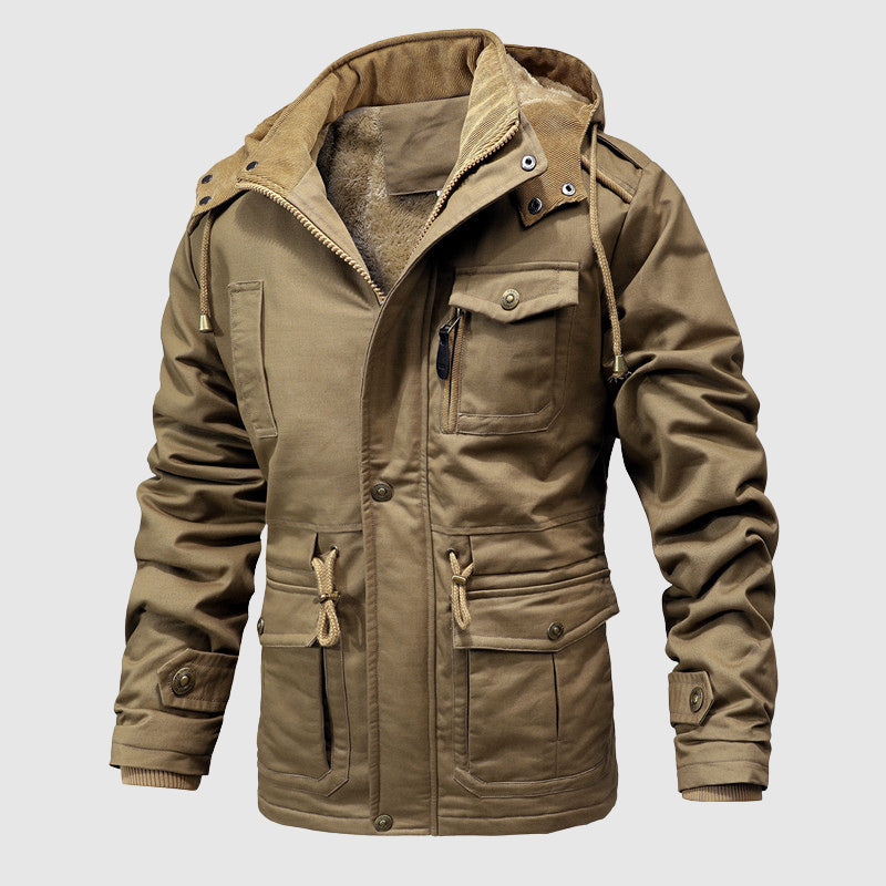 Lune London | Tactical Cotton Blend Jacket - Durable Warm Outdoor Jacket