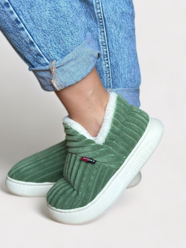 Lune London | Warm Slippers for Women - Non-Slip Thick Sole