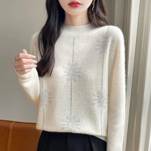 Lune London | Women's sweater - Soft knit sweater with high neck & warm comfort for winter