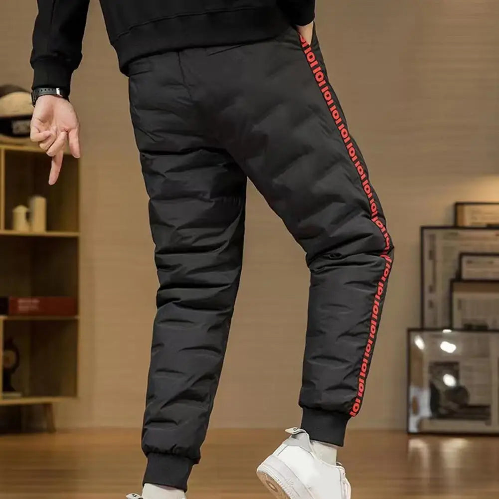 Lune London | Men's cotton and down jogger pants - Adjustable waistband