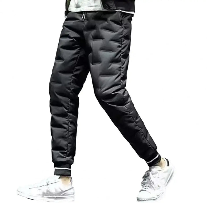 Lune London | Men's cotton and down jogger pants - Adjustable waistband