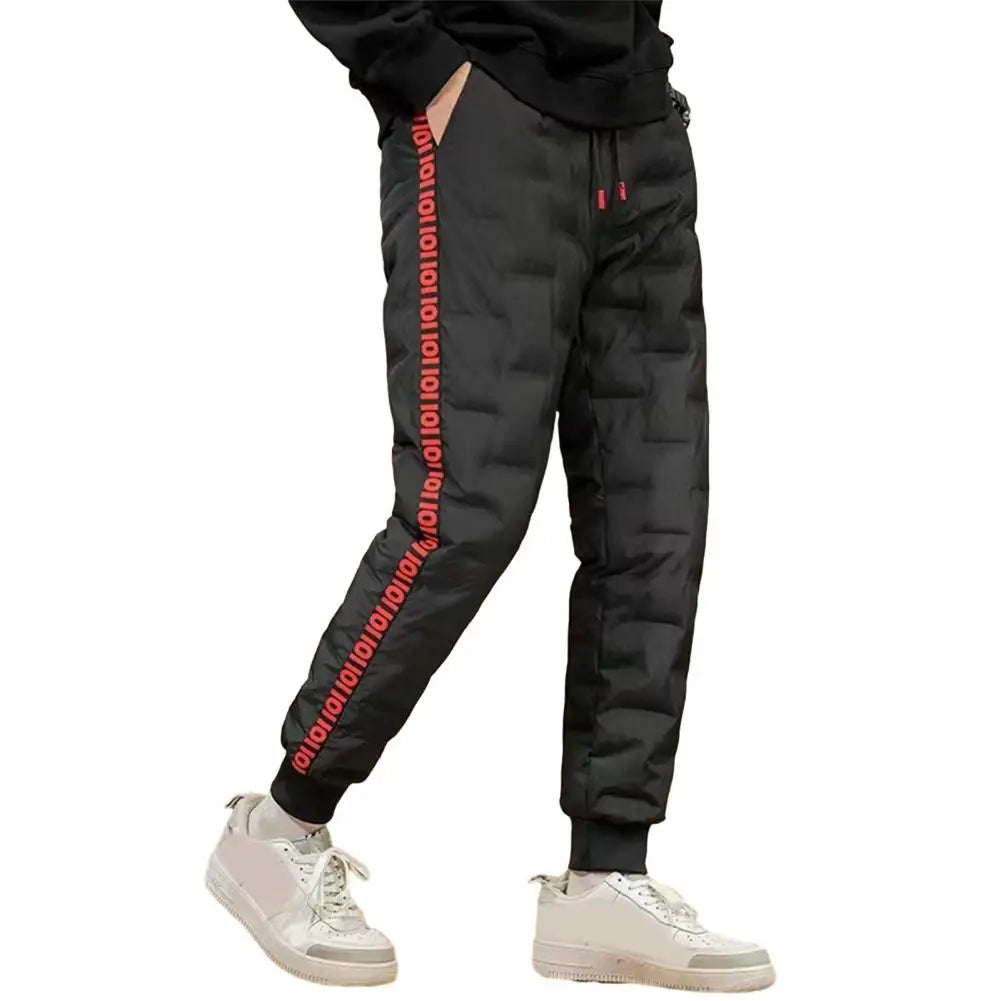 Lune London | Men's cotton and down jogger pants - Adjustable waistband