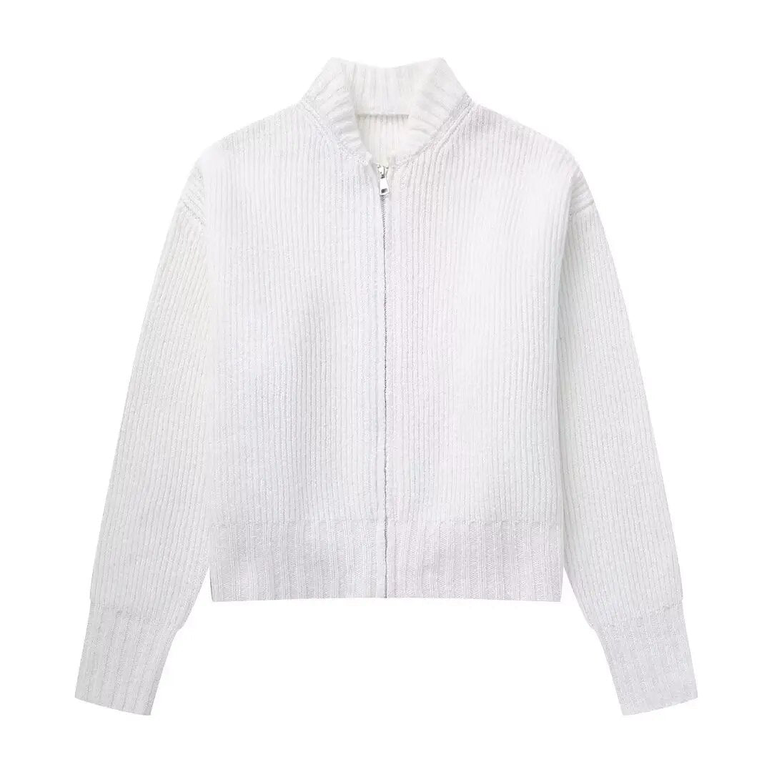 Chic und Stil | Cardigan with zipper