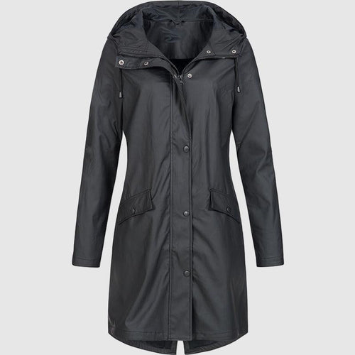 Lune London | Veste de pluie femme - Veste à capuche stylée