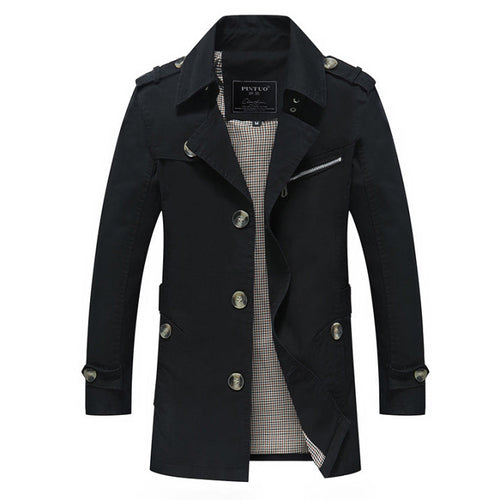 Lune London | Trench-coat pour hommes - Protection élégante