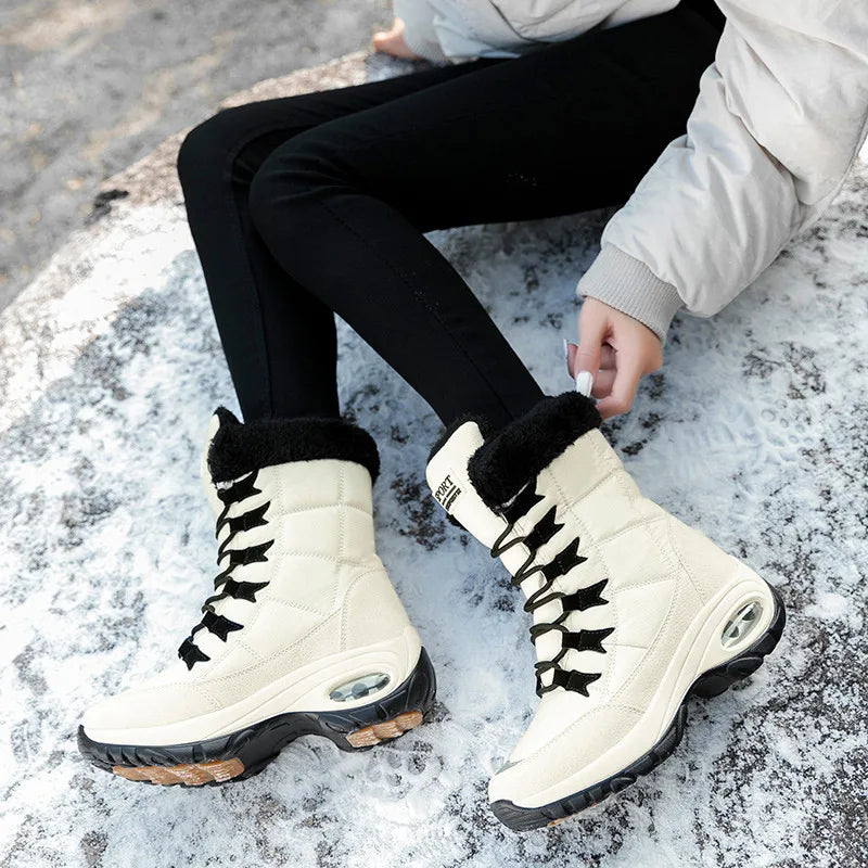 Lune London | Waterproof Ankle-High Snow Boots for Women – Cozy & Stylish