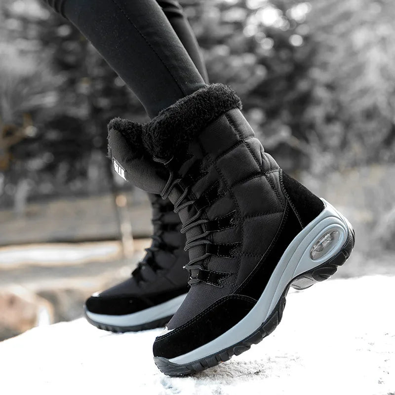 Lune London | Waterproof Ankle-High Snow Boots for Women Cozy & Stylish
