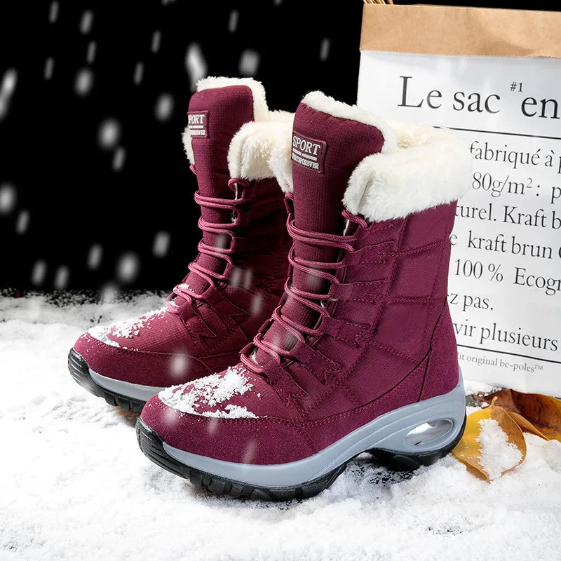 Lune London | Waterproof Ankle-High Snow Boots for Women – Cozy & Stylish