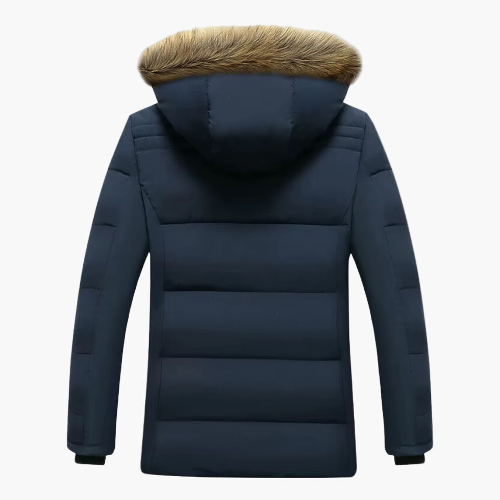 Lune London | Winter parka with hood and faux fur - Warm outdoor jacket for cold days