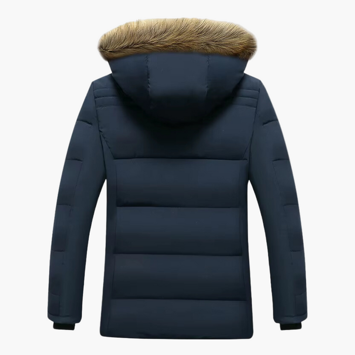 Lune London | Winter parka with hood and faux fur - Warm outdoor jacket for cold days