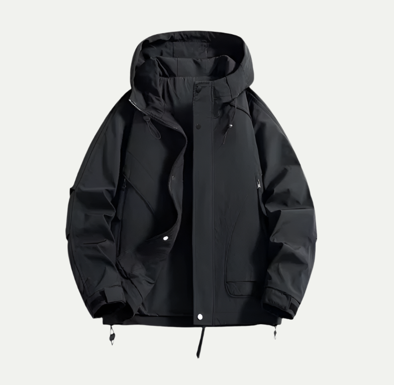 Lune London | Waterproof jacket for men - Lightweight with adjustable hood