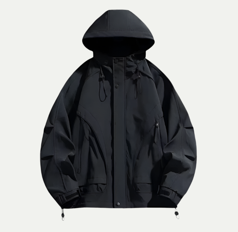 Lune London | Waterproof jacket for men - Lightweight with adjustable hood