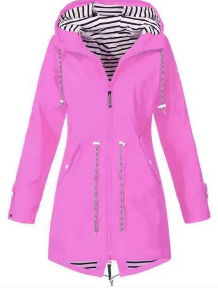 Lune London | Waterproof Jacket for Women - With Hood, Feminine Fit