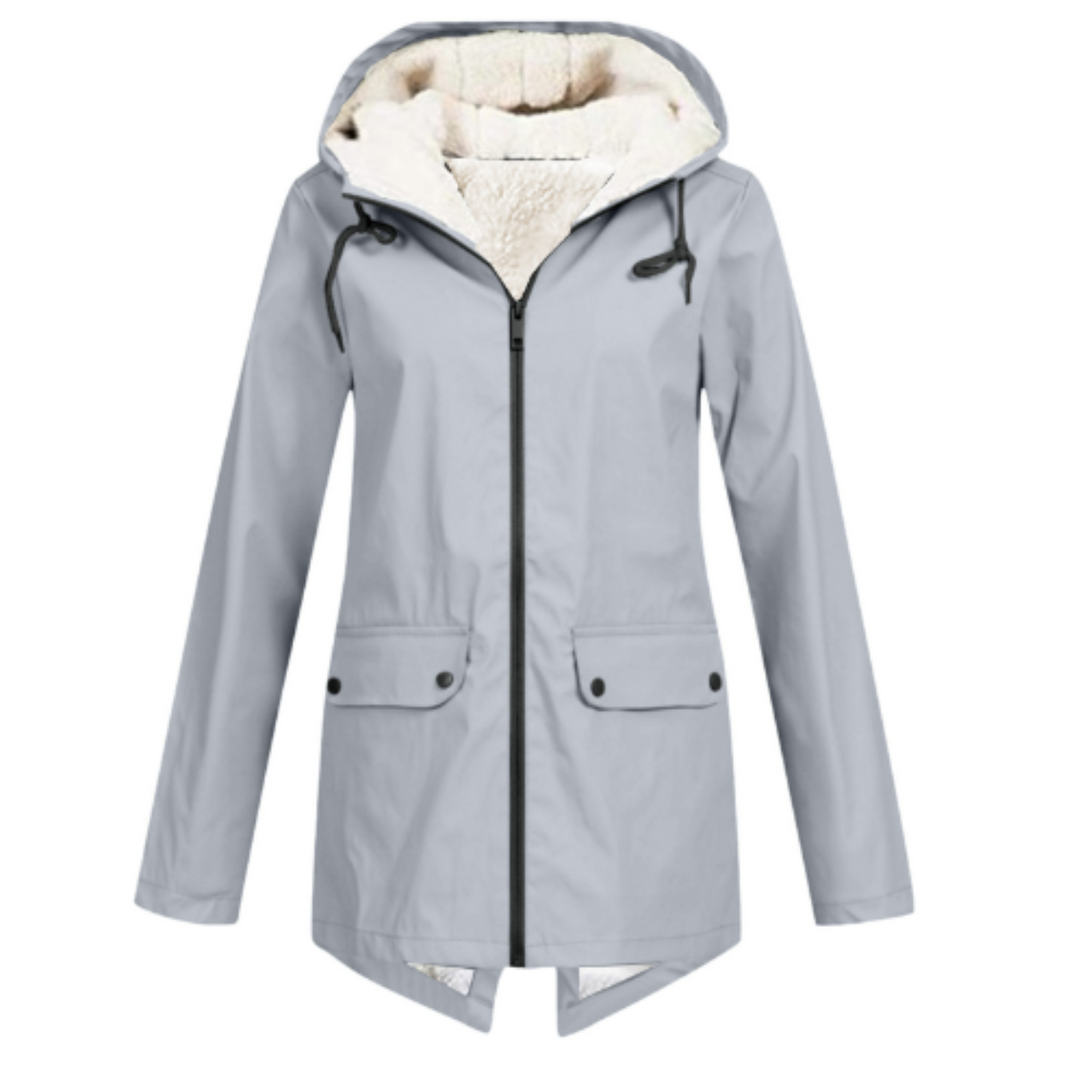 Lune London | Waterproof Rain Jacket for Women - With Hood, Functional Design