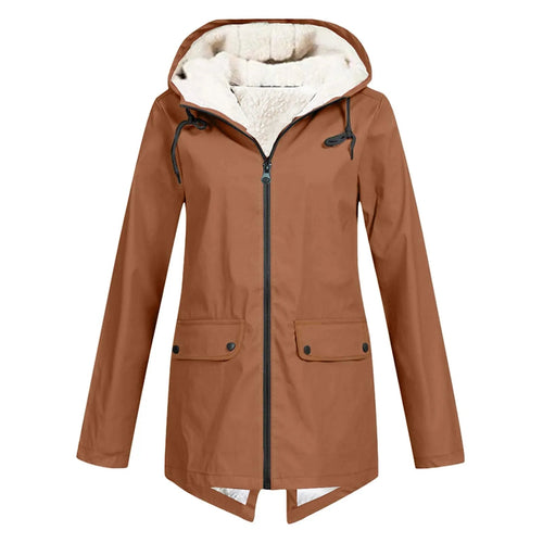 Lune London | Waterproof Rain Jacket for Women - With Hood, Functional Design