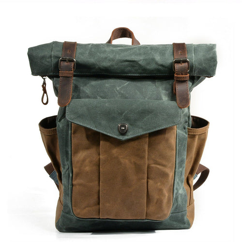 Lune London | Canvas Rolltop Rucksack - Lundastyle - Sustainable and Stylish for Adventurers