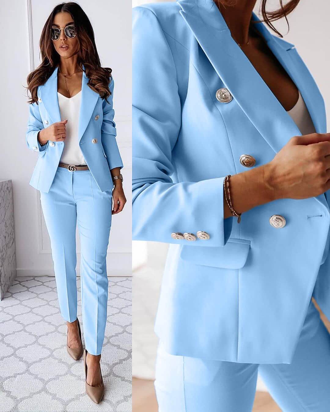 Lune London | Elegant trouser suit with jacket & trousers