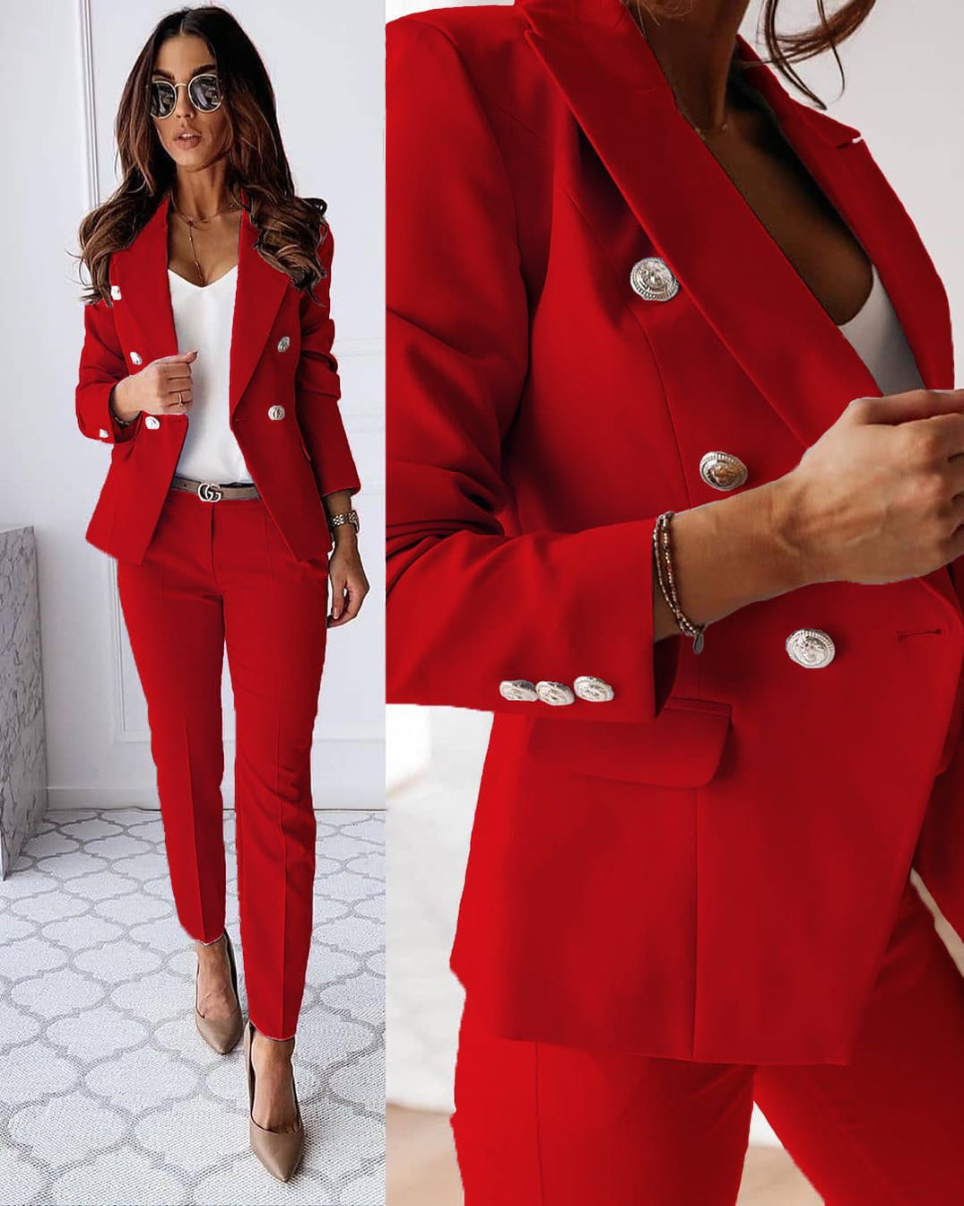 Lune London | Elegant trouser suit with jacket & trousers