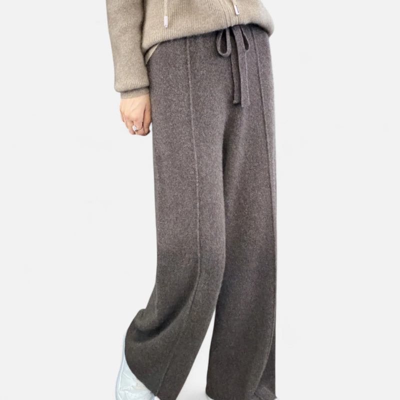 Lune London | Wide Knit Pants for Women - Fall-Winter Essential