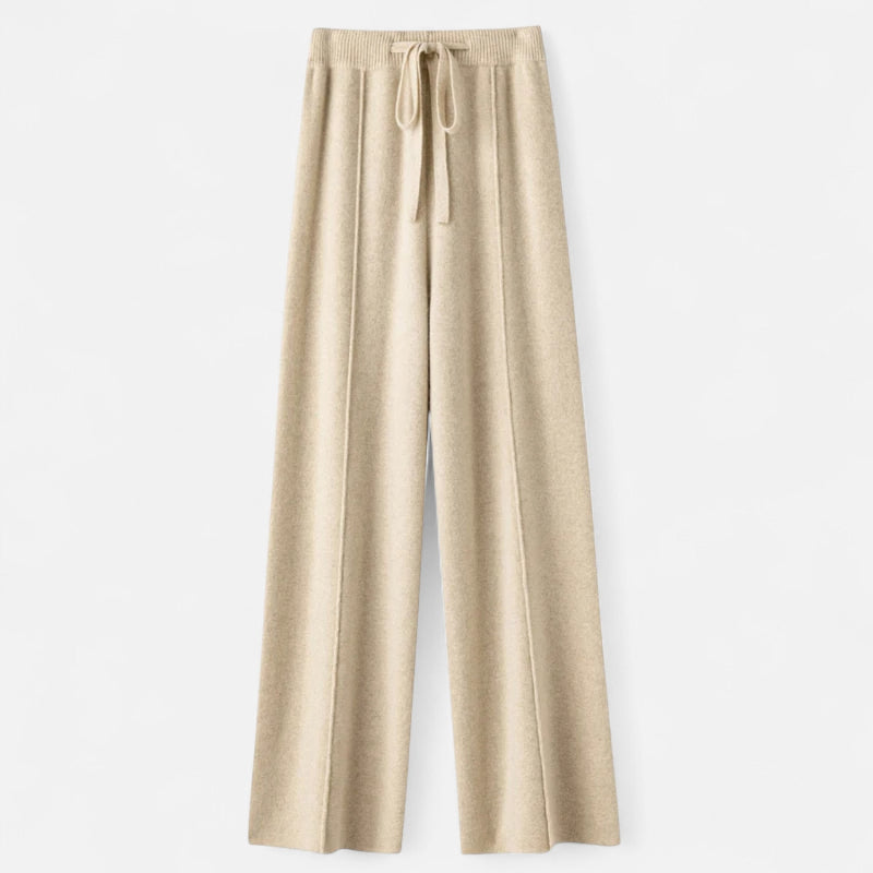 Lune London | Wide Knit Pants for Women - Fall-Winter Essential