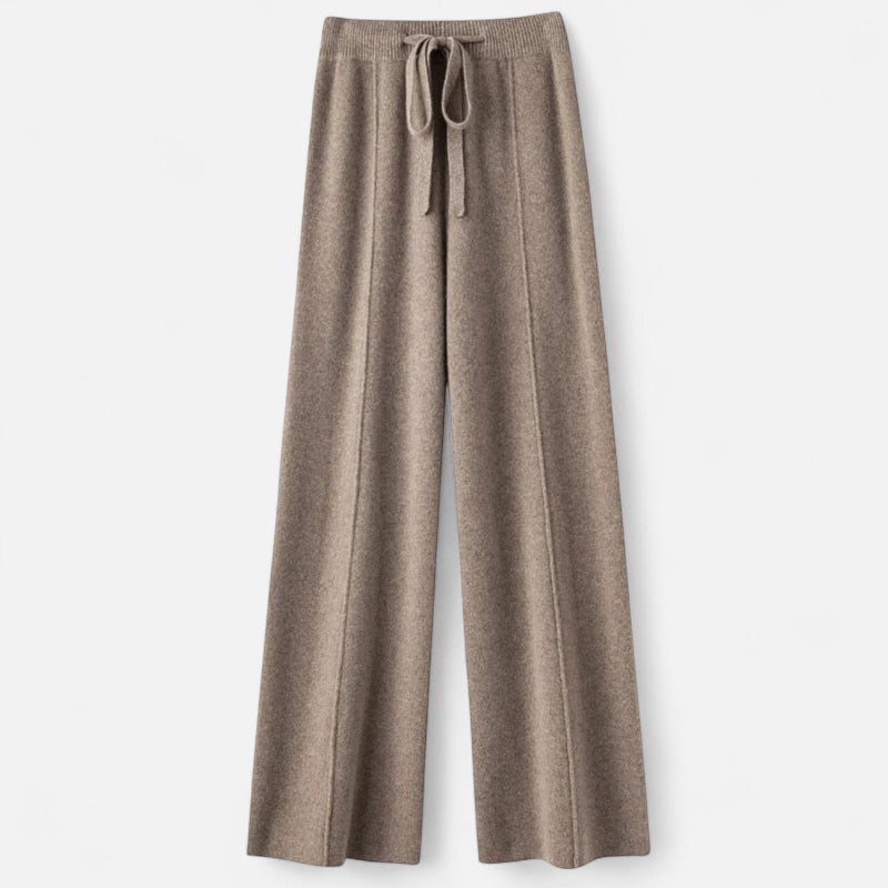 Lune London | Wide Knit Pants for Women - Fall-Winter Essential