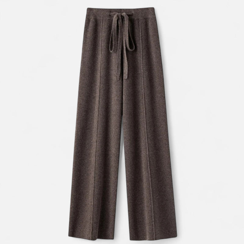 Lune London | Wide Knit Pants for Women - Fall-Winter Essential