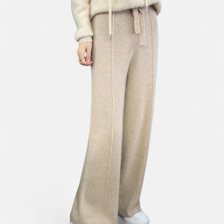 Lune London | Wide Knit Pants for Women - Fall-Winter Essential
