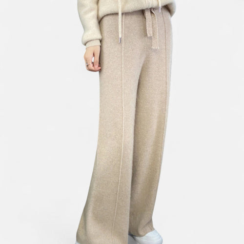 Lune London | Wide Knit Pants for Women - Fall-Winter Essential