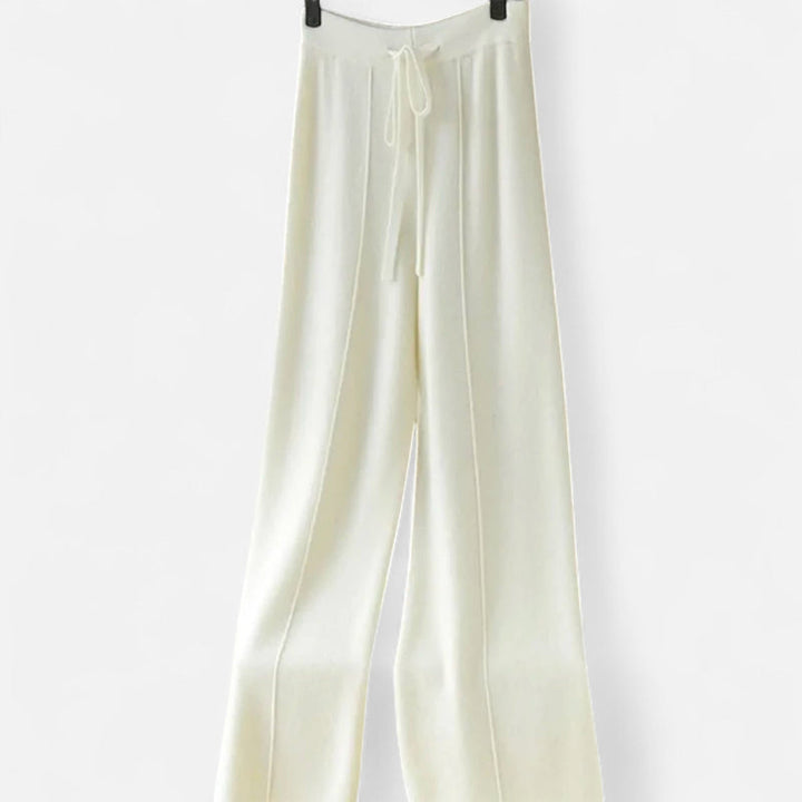 Lune London | Wide Knit Pants for Women - Fall-Winter Essential