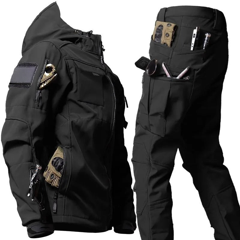 Lune London | Waterproof and windproof cargo set for men with hood for hiking and everyday use