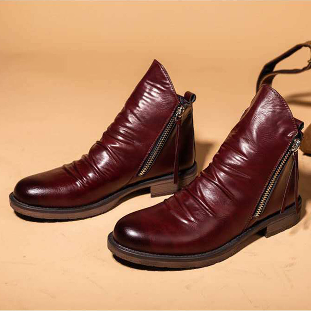 Lune London | Casual Autumn Stylish Boots with Zipper for Men