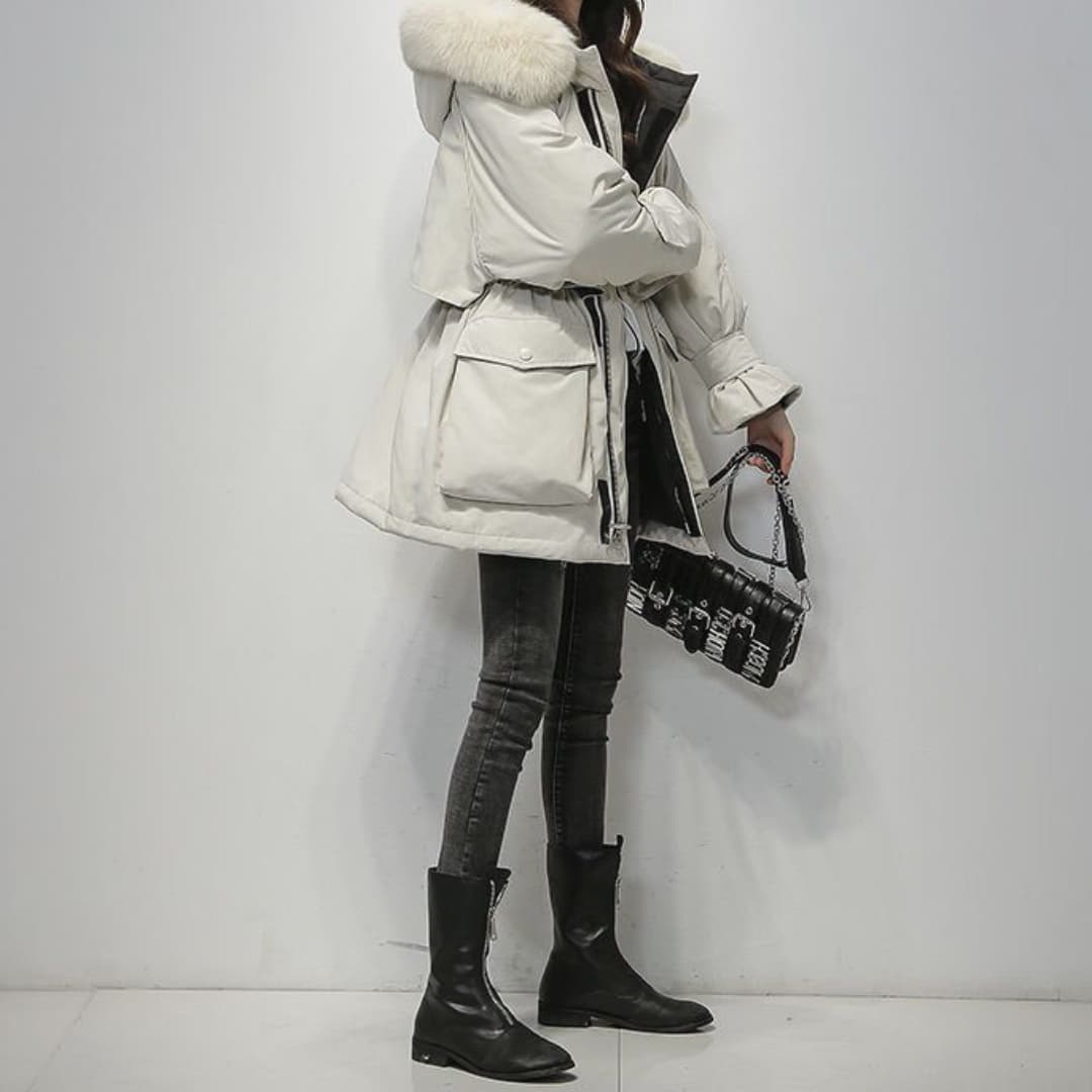 Lune London | Warmer Winter Parka with Fur Collar
