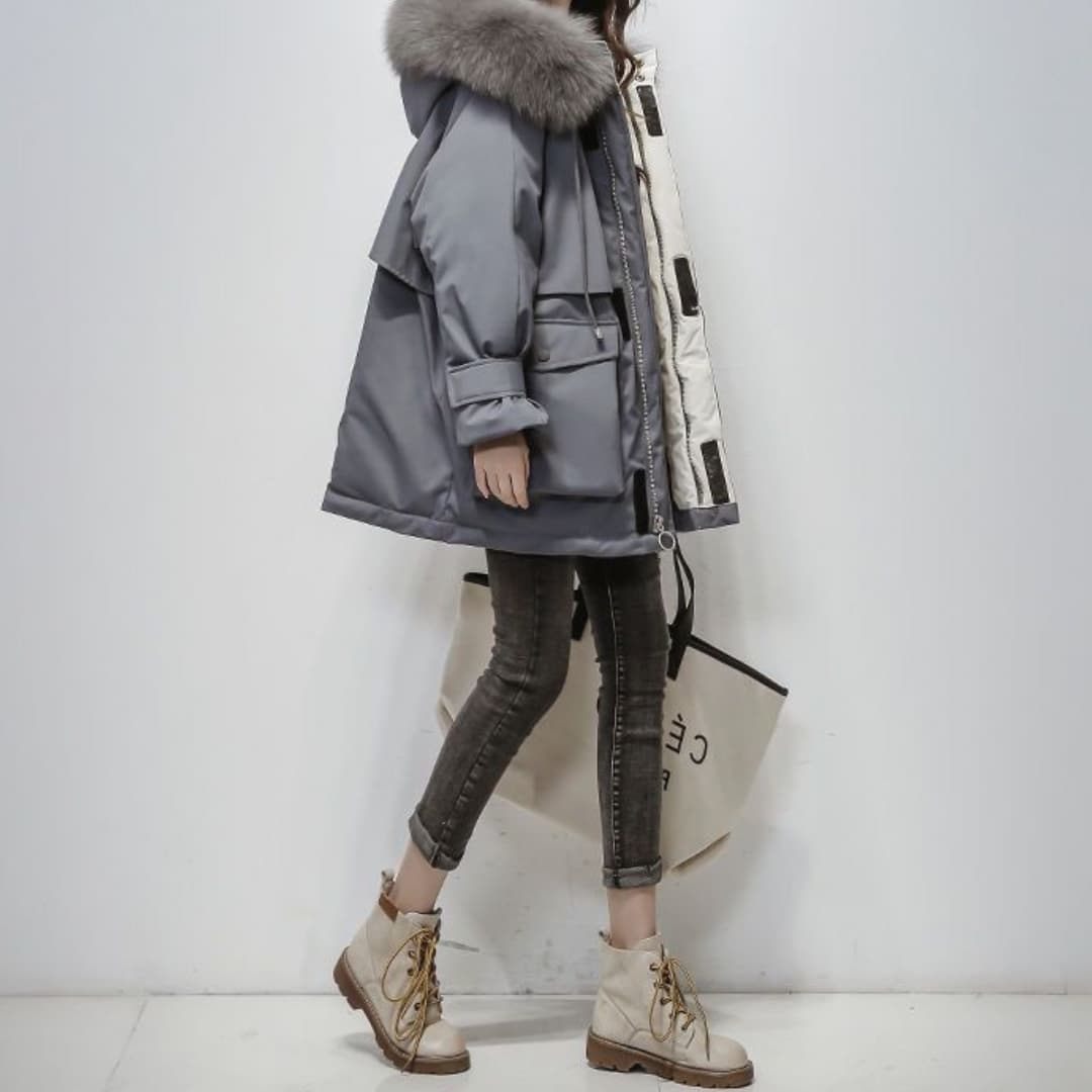 Lune London | Warmer Winter Parka with Fur Collar