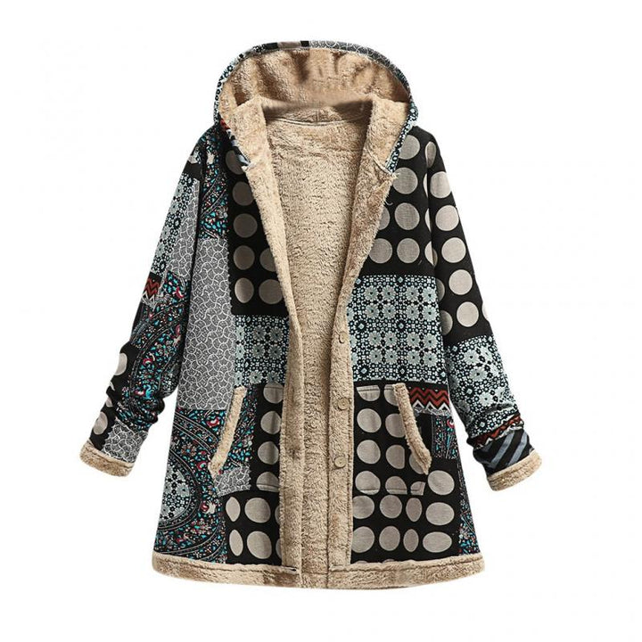 Lune London | Thick printed fleece jacket