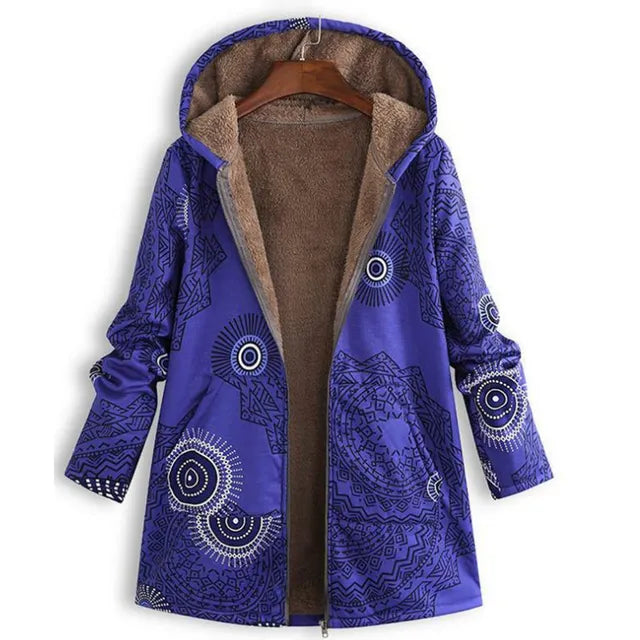 Lune London | Thickening, printed cashmere jacket