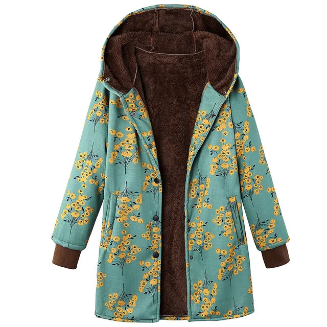 Lune London | Thickening, printed cashmere jacket