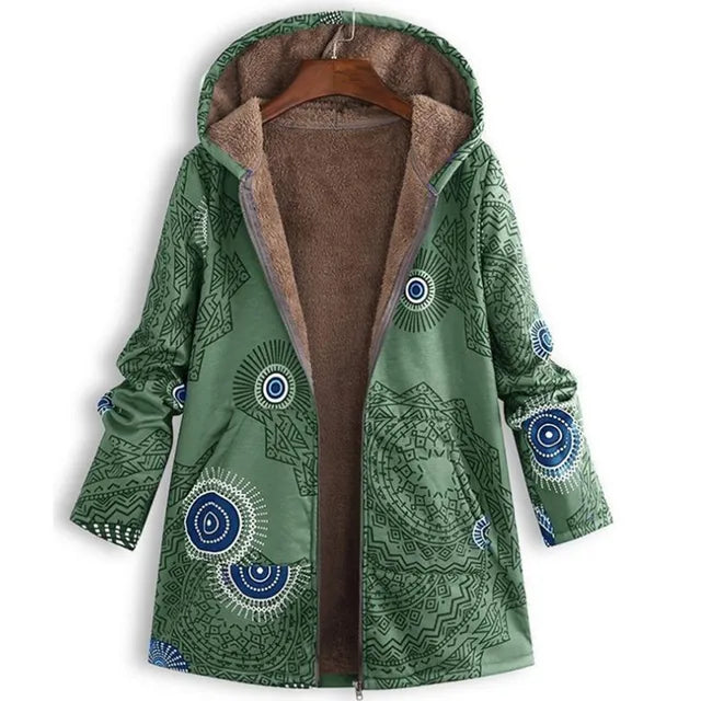 Lune London | Thickening, printed cashmere jacket